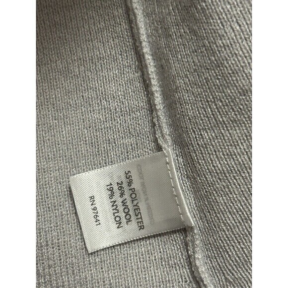 J Jill Open Cardigan Sweater Women’s Size S Gray Lightweight Wool Blend Preppy - Picture 6 of 16